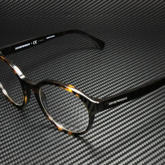 Emporio Armani Unisex Dark Havana Eyeglasses! - Picture 1 of 4